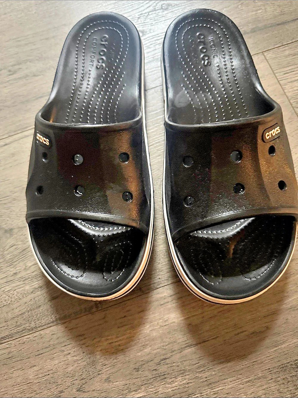 Crocs Crocband III Slide Black Women's 8/Men's 6